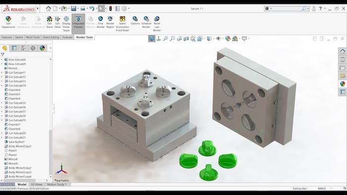 solidworks kalıp tasarımı